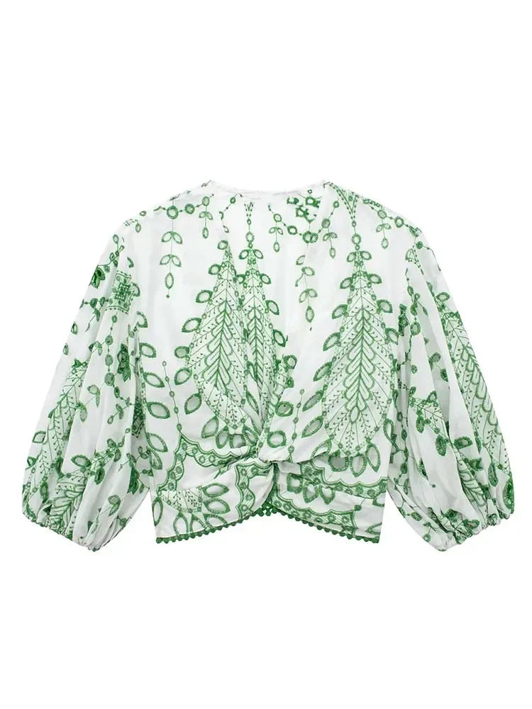 Woman 2 Pieces Shorts Sets 2024 New Fashion Embroidery Short Blouse Summer Women Suit Shorts Two Piece Set Womens Outfits