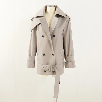 Women's clothing Y2K autumn and winter oversized double-breasted women's coat with padded shoulders jackets for women 2025 new