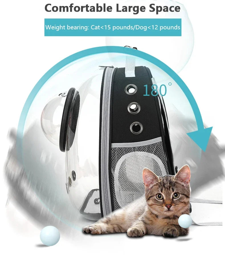 Cat Carrier, Pet Carrier, Breathable Pet Backpack for Cats and Dogs, Cat Carrier for Carrying Cats Outdoors