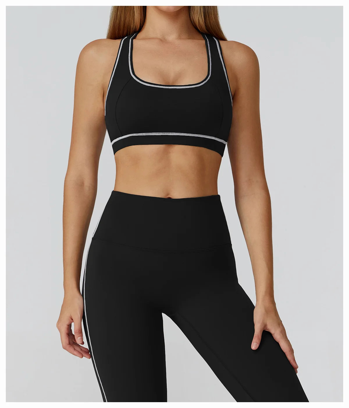 Yoga Bra Women Breathable Sports Bra Anti-Sweat Fitness Shockproof Crop Top Push Up Gym High Strength Workout Underwear