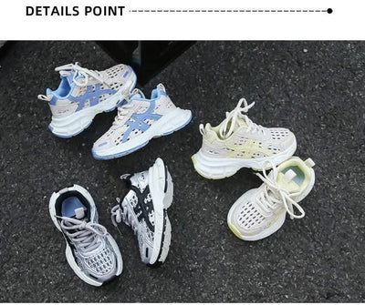 Children's sports shoes for boys and girls, new style for summer 2025, single mesh upper for breathability