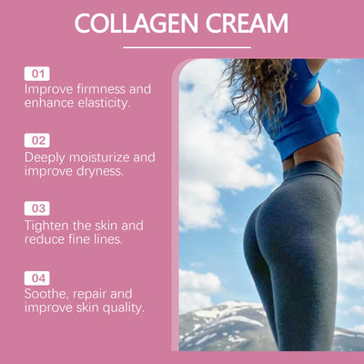 Hip Firming Cream Firming Improve Skin Sagging Increase Elasticity Tighten Lotion Shaping Lift up Buttock Massage Care for Women