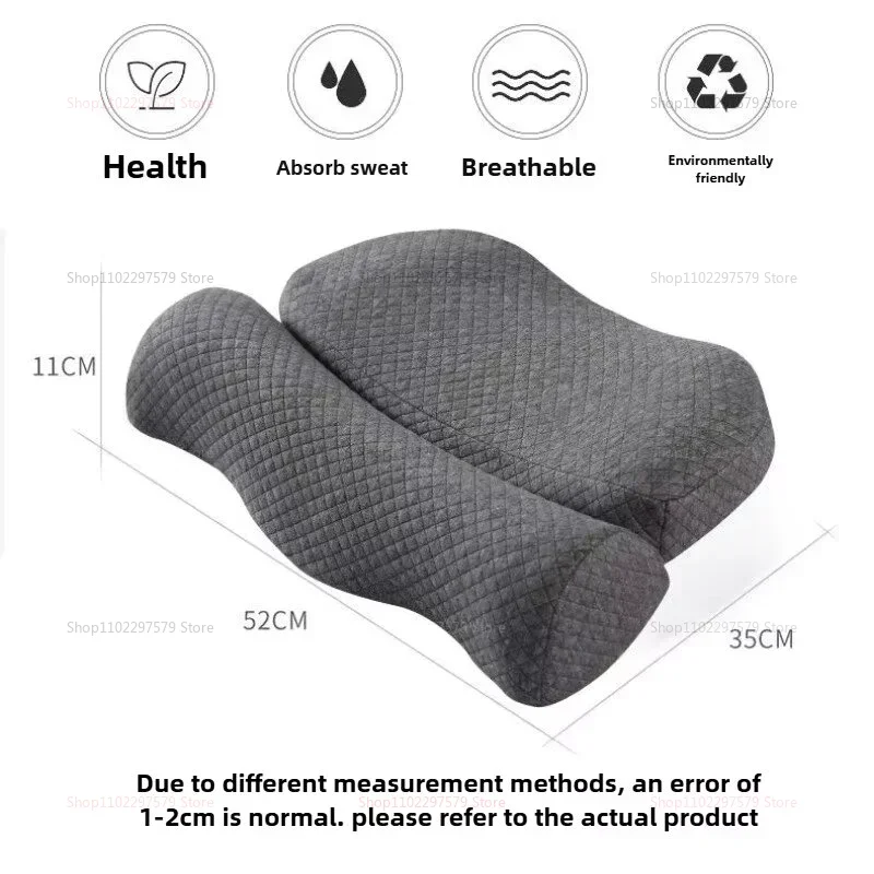 2025 Cervical Memory Foam Contour Pillow Bed Pillow for Side Sleepers Orthopedic Ergonomic Neck Support Sleeping Pillow for Bett