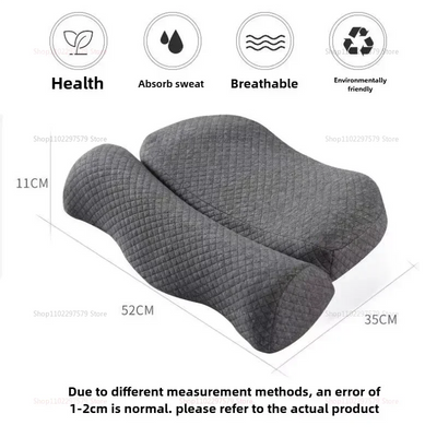 2025 Cervical Memory Foam Contour Pillow Bed Pillow for Side Sleepers Orthopedic Ergonomic Neck Support Sleeping Pillow for Bett