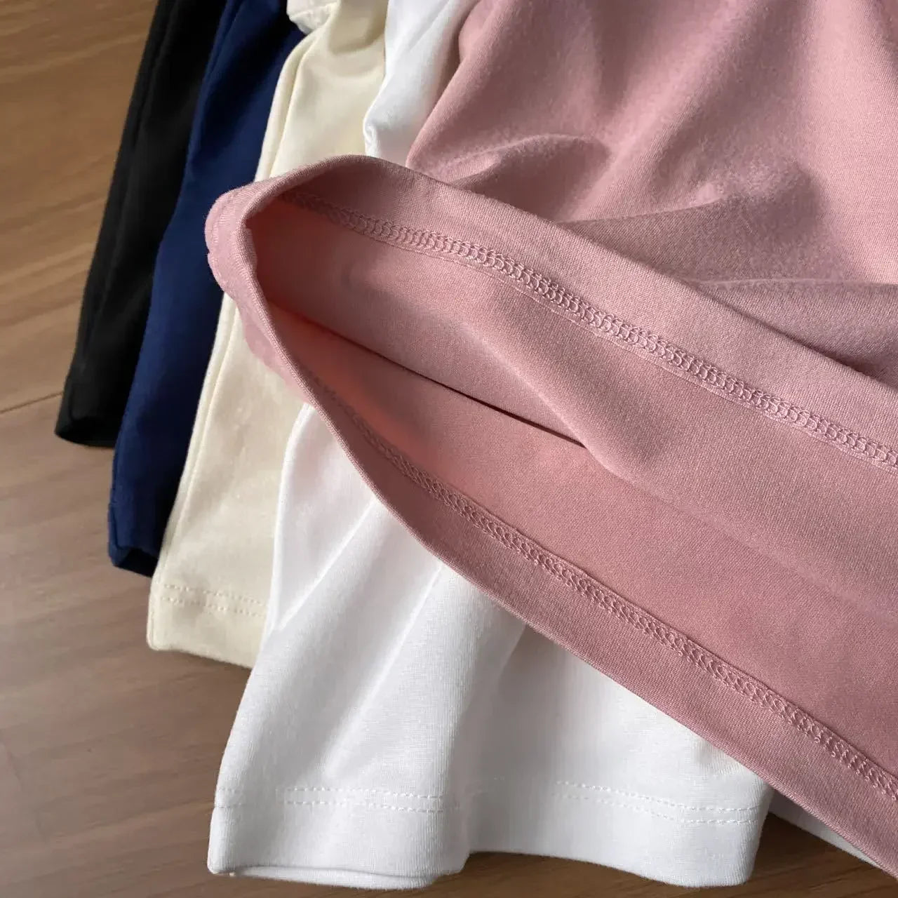 Women T-shirts 2025 Tops Solid Short Sleeve Loose O-neck Cotton Casual Ladies Shirts Harajuku Korean Summer Woman Tshirts