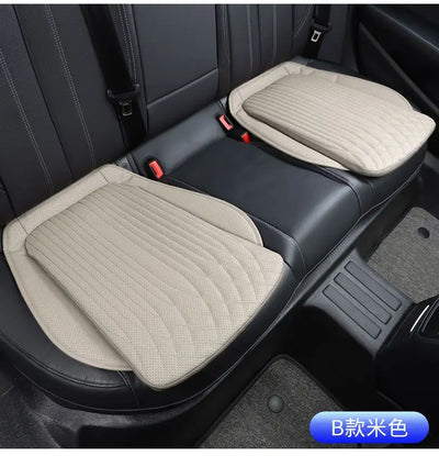 54cm Breathable Car Seat Cushion Luxury Leather Commercial Vehicle Non-slip Support Pad Universal High Rebound Sponge Seat Cover