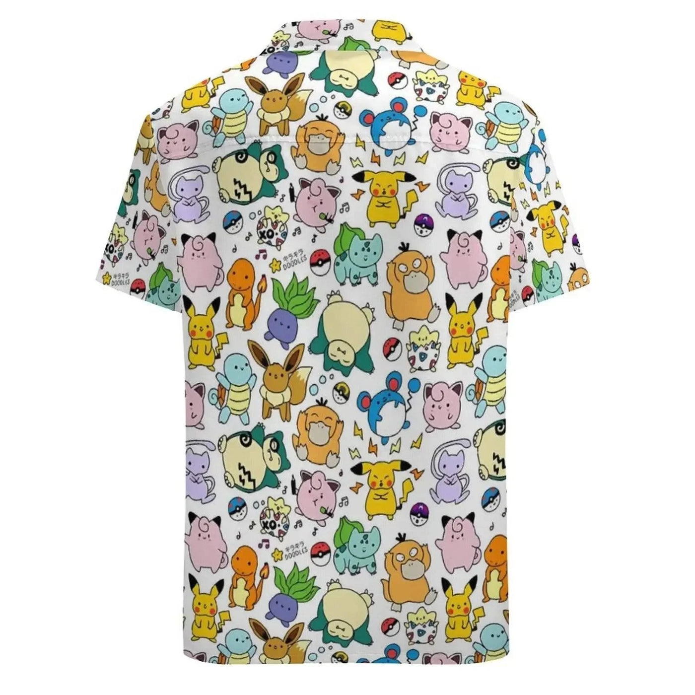 Summer Men's Shirt Cute Animal Print  Shirt