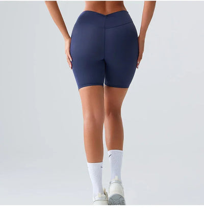 Women Sports Biker Shorts Women High Waist Yoga Shorts Cycling Shorts Push Up Fitness Leggings Tummy Control Yoga Slim Shorts