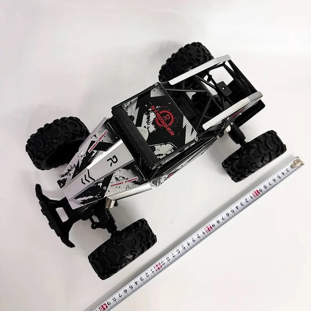 1:10 4WD RC Car With Led Lights Remote Control Cars Buggy Off Road 4x4 Radio Control Alloy Trucks Boys Toys for Chil
