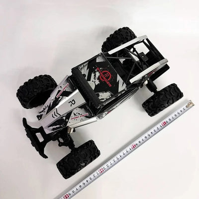 1:10 4WD RC Car With Led Lights Remote Control Cars Buggy Off Road 4x4 Radio Control Alloy Trucks Boys Toys for Chil