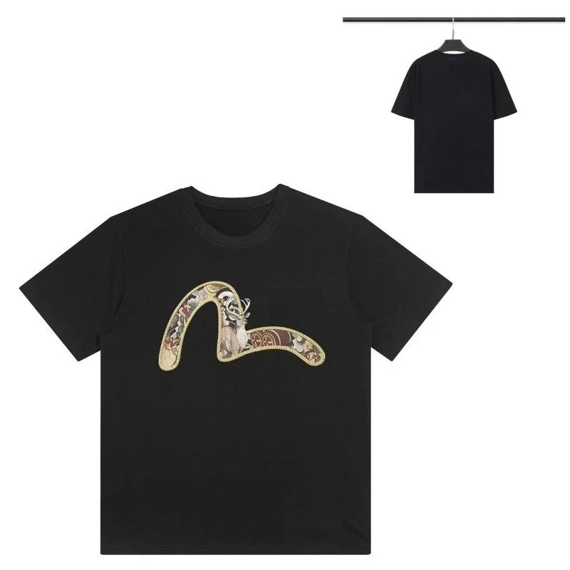 Men's Women's Print T-Shirts 2025 Luxury Summer Short-Sleeved Printed Cotton Round-Neck Loose T-Shirts Men Women
