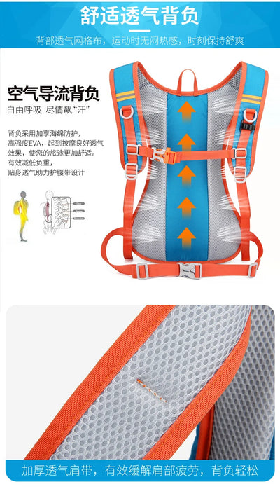 New Cycling Backpack Mountaineering Bag Cross-border Outdoor Waterproof Bicycle Hiking Backpack Wholesale