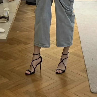 Women's Fashion High Heels | Sandals | Sexy Woman's Shoes | Pumps | Summer Party Slippers  For Trendy Dresses