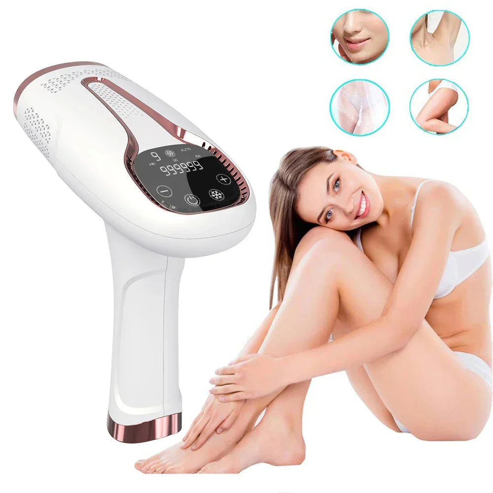 Professional Women Laser Hair Removal IPL Epilator Female Pulsed Light Electric Depilatory Device For Facial Body Bikini