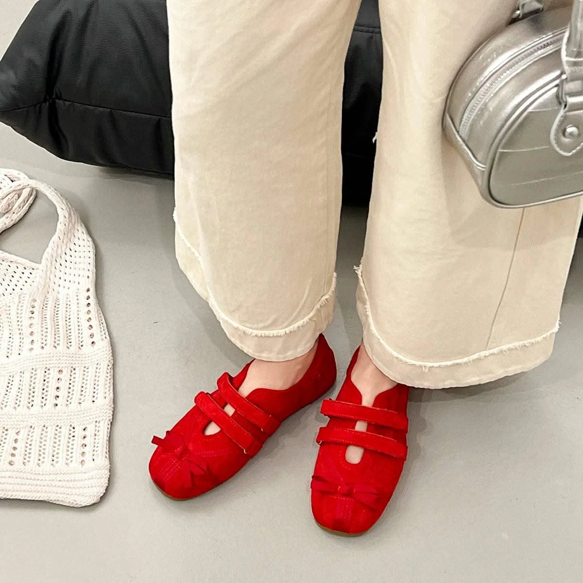 Designer Sneakers Flats Women Ballet Dance Walking shoes Sport Shoes Woman