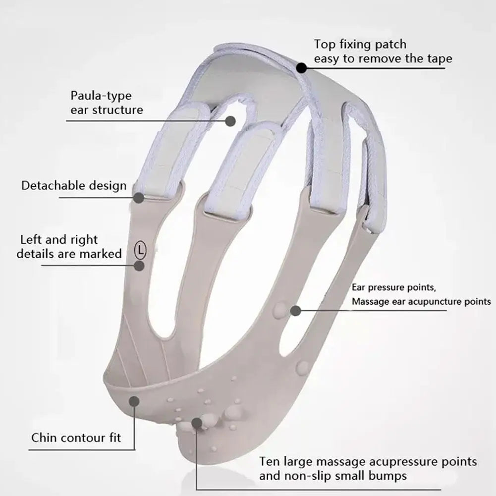 Face Mask Silicone V Lifting V Line Shape Face Lift UP Facial Slimming Bandage Mask Cheek Chin Neck Slimming Thin Belt