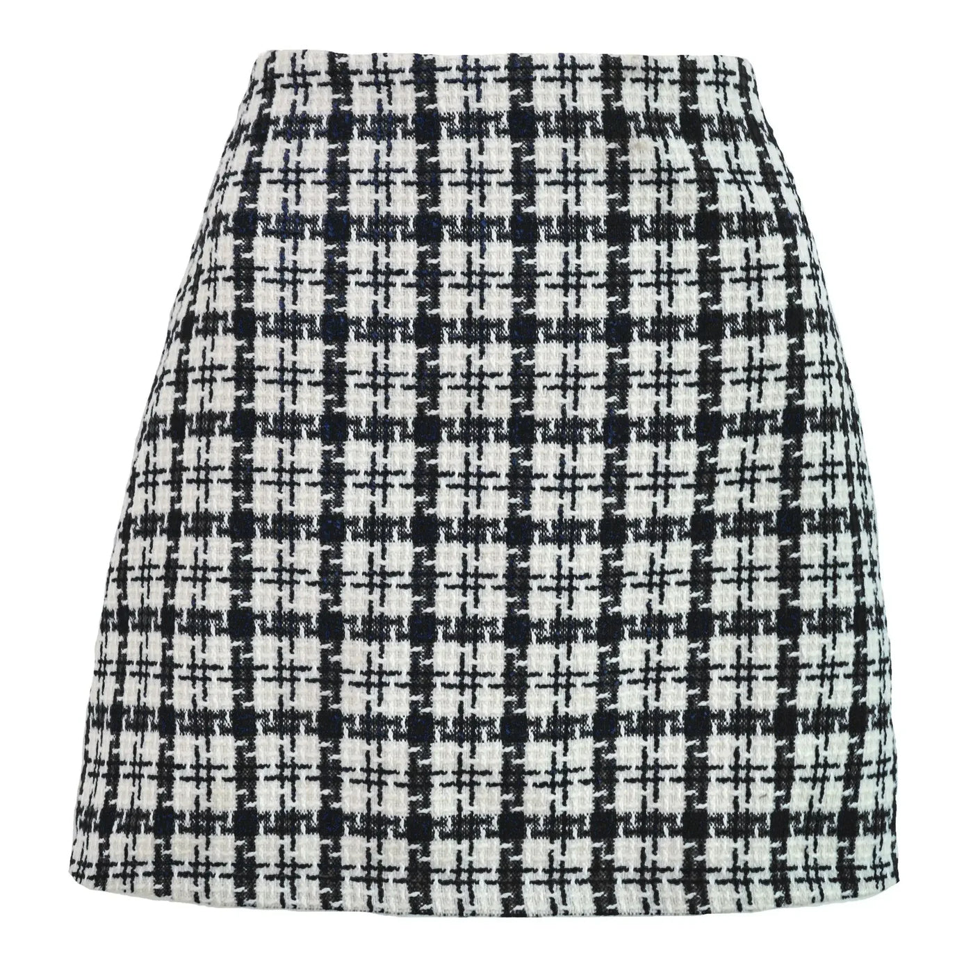 Women Ruffle Pleated Skirts Summer High Elastic Waist Plaid Zipper Skirt LDY-WW6615