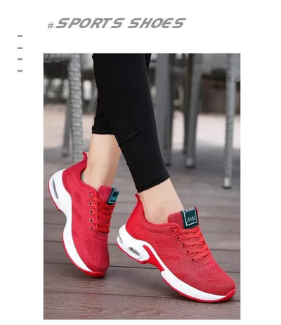 Sports Shoes for Women Spring White Breathable Casual Sneakers Summer Breathable Air Cushion Running Zapatillas Mujer Girl Shoes