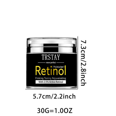 Retinol firming and refreshing face cream, mild and non irritating, smoothes wrinkles, reduces fine lines and makes skin soft