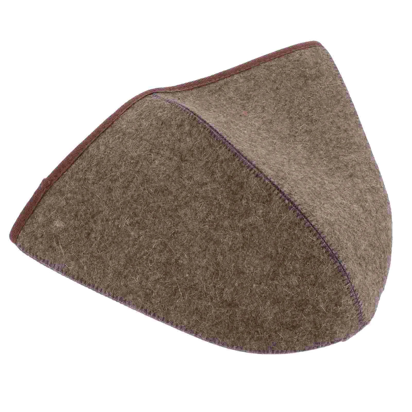 Thickened Sauna Hat Wool Felt Bathing Hat Hat Shower Cap Portable Bath Accessories Shower Caps Household Merchandises