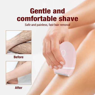 Electric Hair Removal Epilator For Women Hair Trimmer Shaver Bikini Underarms Arm Leg Face Private Parts Lady Razor Depilator