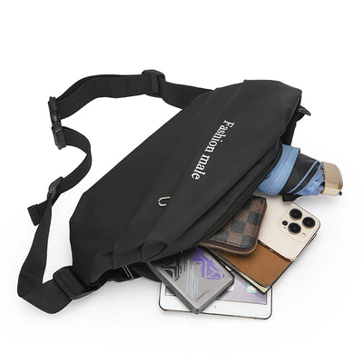 Men’s Fashion Crossbody Casual Bags Unisex Fashion Shoulder Bag Adjustable Strap Durable Daily Use Sling Bag