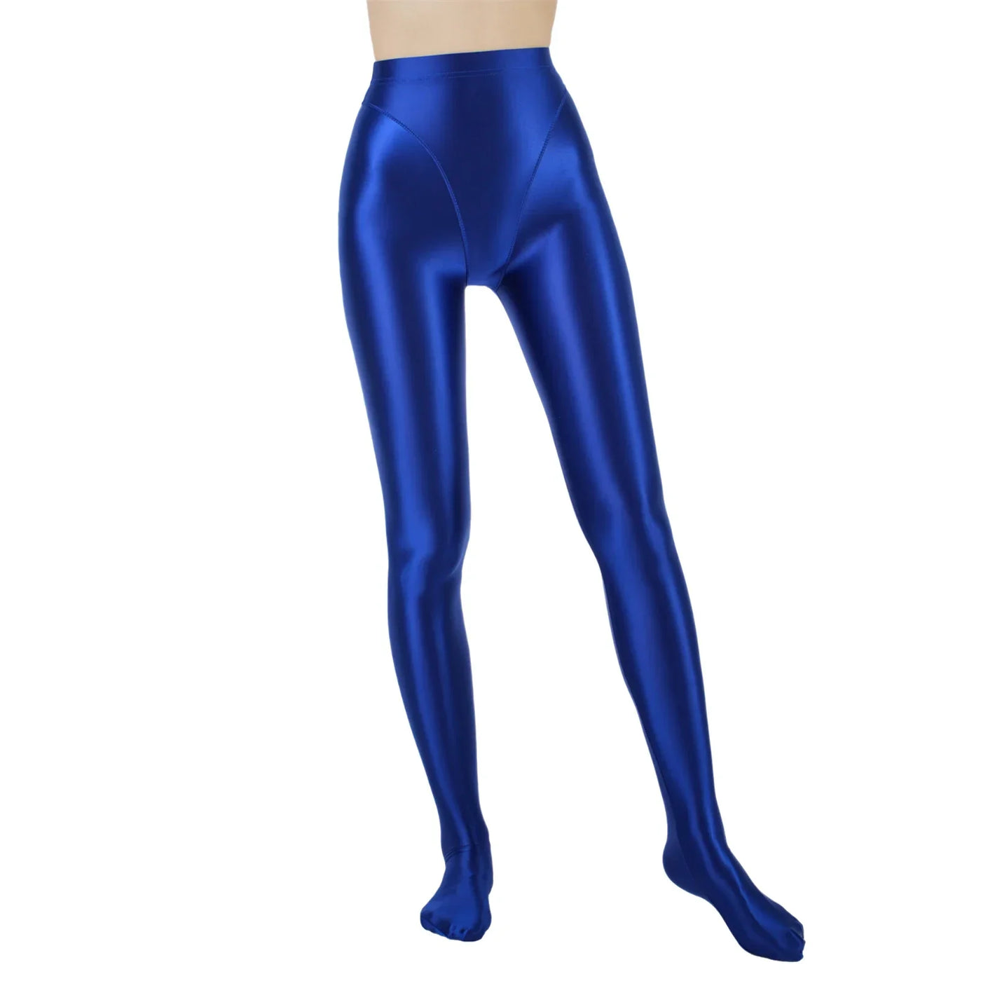 Womens Metallic Shiny Tights Pants High Waist Stretchy Stockings Pantyhose Ballet Yoga Pilates Fitness Sports Workout Leggings