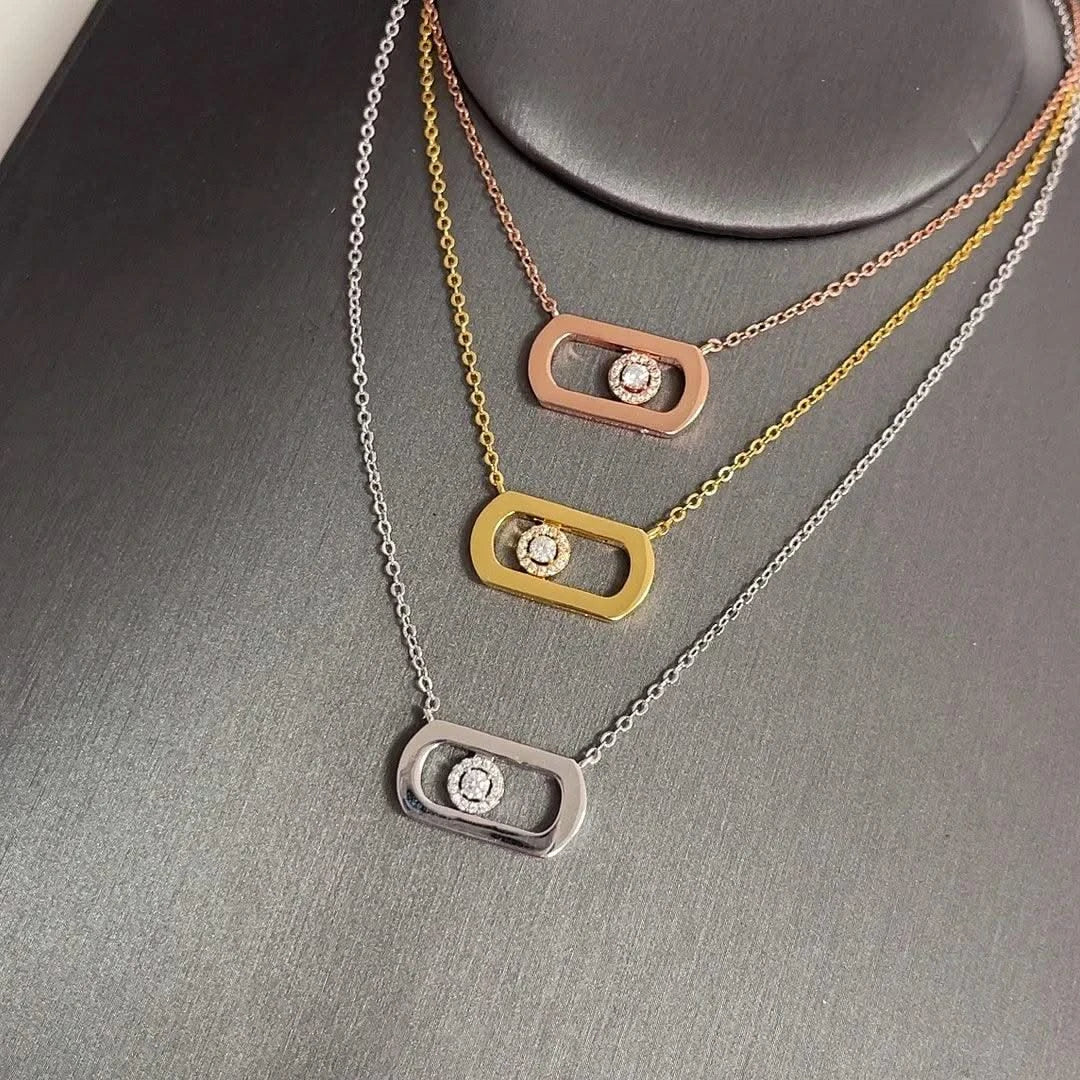 S925 Pure Silver Necklace For Women Personalized Avant-garde Jewellery High-quality Wedding Gifts