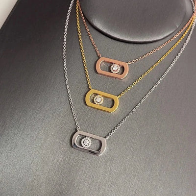 S925 Pure Silver Necklace For Women Personalized Avant-garde Jewellery High-quality Wedding Gifts