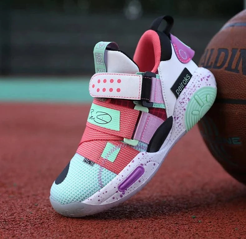 2025 New Children's Basketball Shoes For Boys Girls Non-slip Kids Sport Shoes Lightweight Outdoor Sneakers Trainers Footwear - Elanique