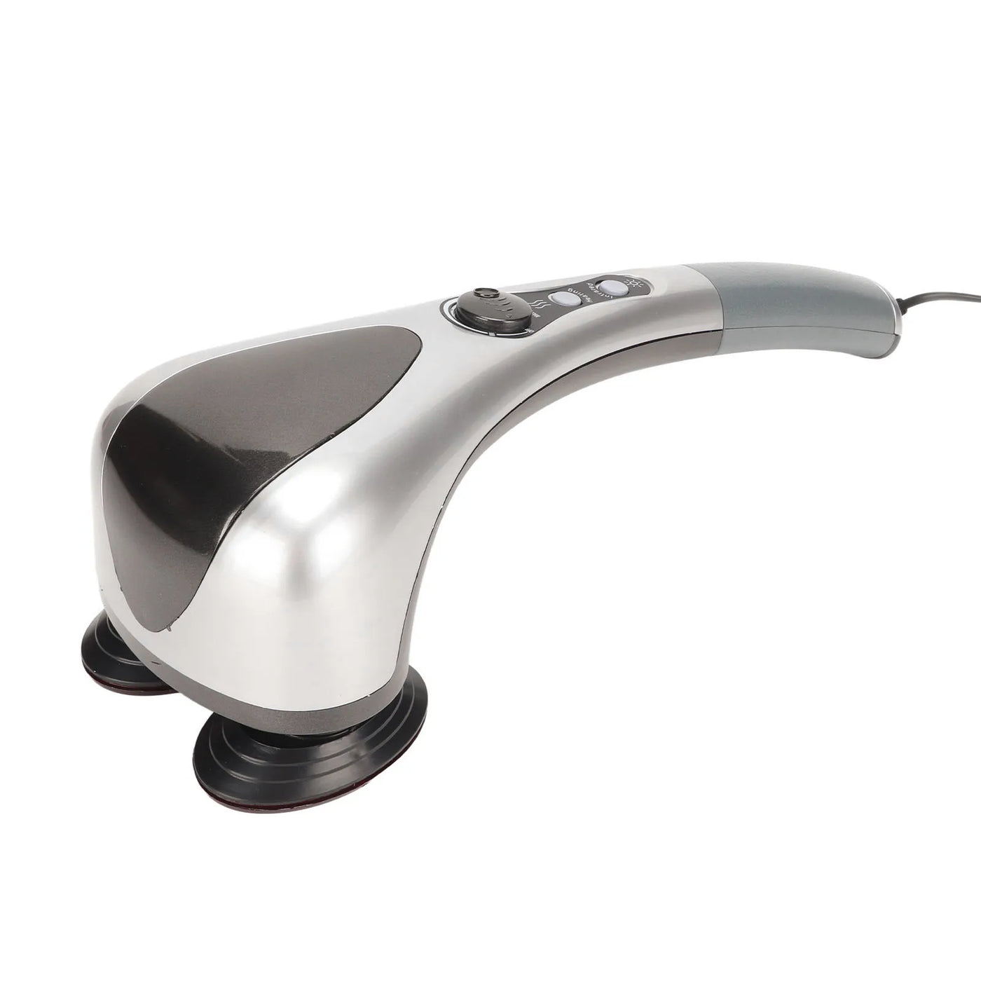 Handheld Back Massager Comfortable Household Double Node Handheld Shoulders Leg Foot Massage Device Handheld Leg Massage Device