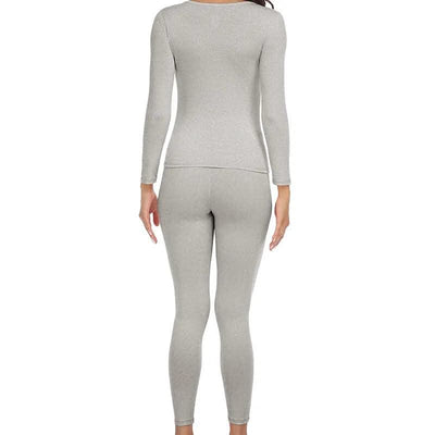 Thermal Underwear Women Autumn Winter Under Layer Clothes New Warm Pajamas Sets for Female 2 Pieces Long John Top Legging