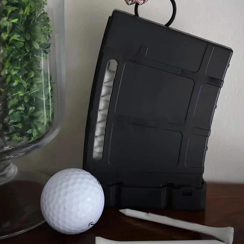Golf Tee Plastic Holder Golfing Accessories Storage Box Easy To Carry Durable Lightweight Outdoor Golf Tees Hanging Case
