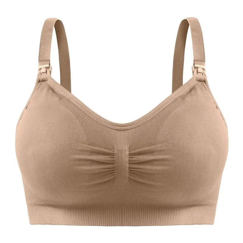Maternity Nursing Bras Detachable Breathable Breastfeeding Pregnant Women Seamless Underwear Breast Feeding Plus Size Bralette