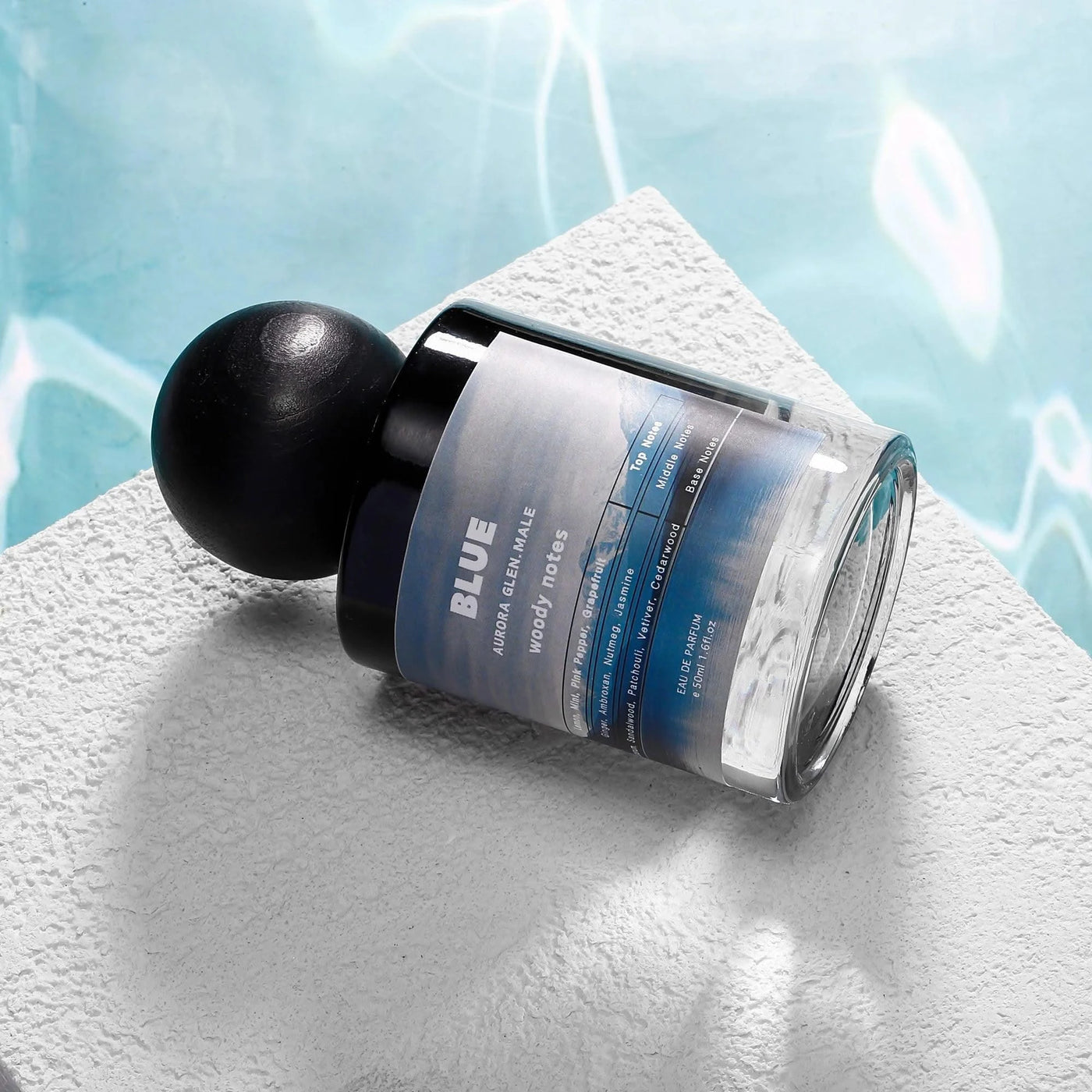 Luxury Azure Men's Perfume Woody Cologne - Premium Masculine Fragrance Grapefruit Pink Pepper Vetiver Scent 12H