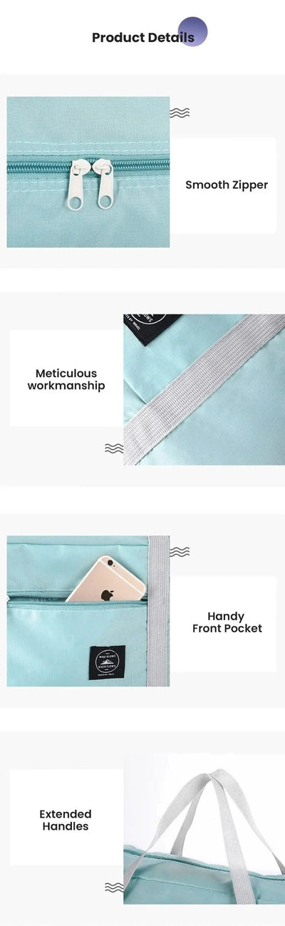 Foldable Travel Duffel Bag for Airlines or Women