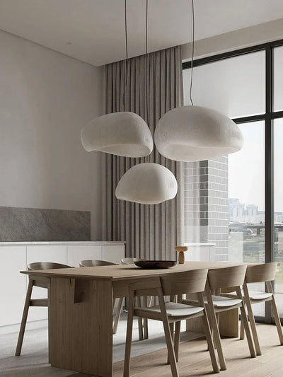 Nordic Simple Living Room Bedroom Pendant Lights Home Decor Kitchen Island Chandeliers Dining Room White Round Lighting Fixtures