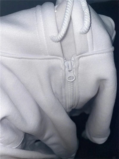 Zipper Hoodies Women/Men Fashion Long Sleeve Hooded Fleece Sweatshirt Hot Sale High Quality Casual Campus Streetwear Sportwear