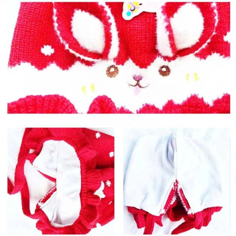 Cosy Bonnet Rabbit Baby Hat With Ears  |Winter | New-born, Boys, Girls,  Infant, Toddler Cap |Beanies Soft Ear Protection