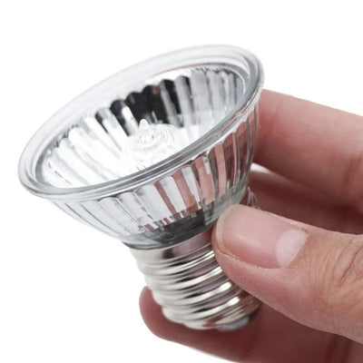 Pet Reptile Lamp 25/50/75W UVA+UVB 3.0 Pet Heat Lamp Bulb, Turtle Light Heating Lamp Amphibians Lizards Temperature Controller