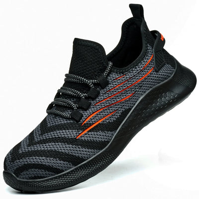 Men Safety Shoes For Work Safety Boots Protect Breathable Anti-smash Steel Toe Sport Work Sneakers Construction Security Boots