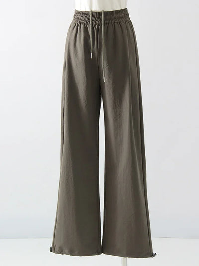 White Sweatpants For Women High Waist Loose Joggers Straight Trousers Female Black Spring Summer Casual Woman Long Pant Wide Leg
