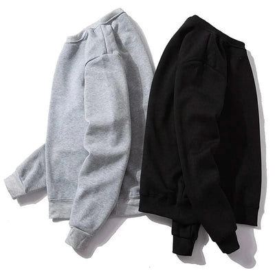 Basic Crewneck Sweatshirts for Men Women Comfy Pullover Tops Athletic