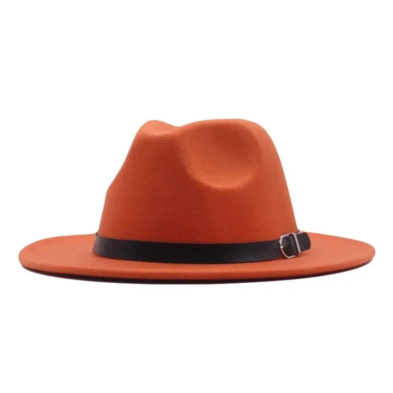 Women's fedora hat 7cm Jazz hat Fashion bow hat Peach heart hat Big brim Jazz fedora hat Men's Peaked cap sombrero hombre
