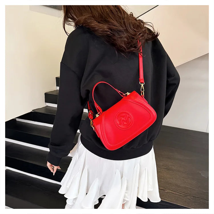 2025 Designer Handbag for Women - Premium Textured Shoulder Bag, Fashionable Crossbody & Top Handle Tote for Work & Daily
