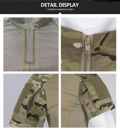 Outdoor Sport Camo Shirts Tees Mens Breathable Tactical CP Camouflage Combat Shirt Hunting Clothes Tops Workout Clothing T Shirt