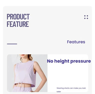 Women's Workout Vest  Fitness T-Shirt Yoga Running Shirt Breathable Loose Summer Sports Activewear Gym Tanks Woman's Clothes