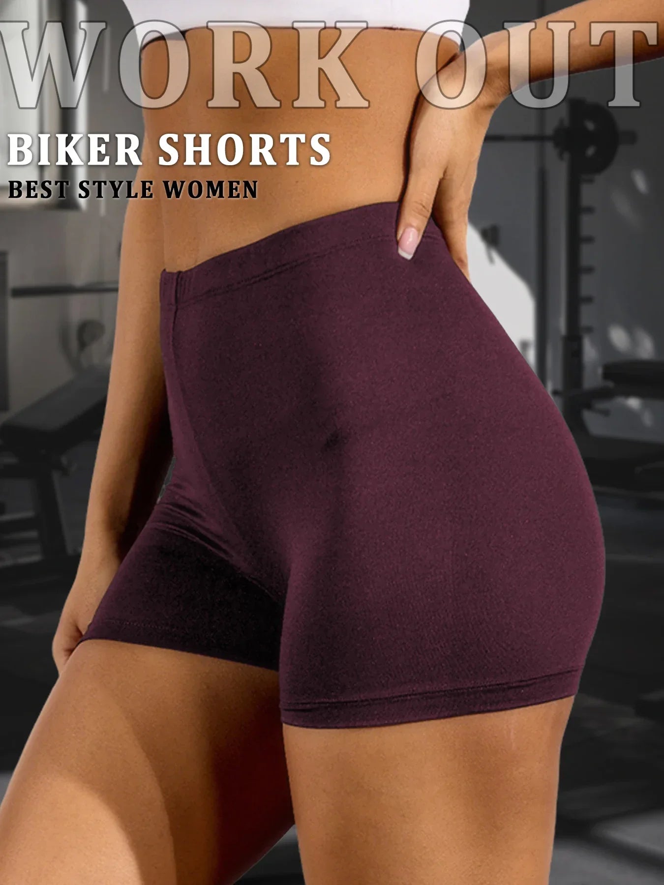 Biker Shorts For Women Super Soft No See Through Workout Yoga Running Cycling Push Up Gym Fitness Shorts Women's Activewear