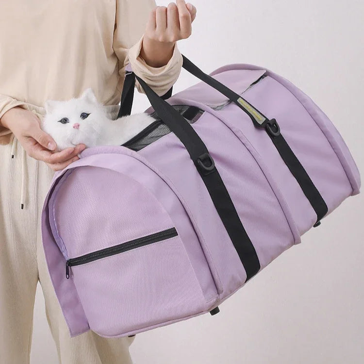 Pet Crossbody Bags Strong Bearing Capacity Breathable and Wear-resistant Cats Bag Carriers Large Space Portable Pet Products