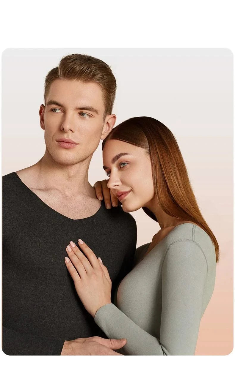 Women's Seamless Thermal Clothing Set 2 Pieces | Thick Double Layer Thermal Under Wear For Winter